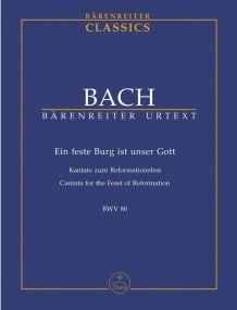 Bach: Cantata No 80 Ein feste burg (Study Score) published by Barenreiter