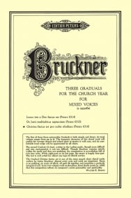 Bruckner: Christus factus est SATB published by Peters Edition