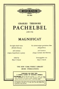 Pachelbel: Magnificat SATB published by Peters Edition