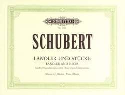 Schubert: Landler & Pieces for Piano Duet published by Peters