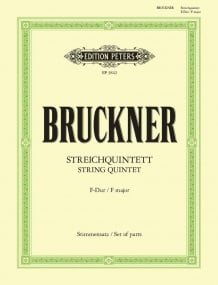 Bruckner: String Quintet in F published by Peters