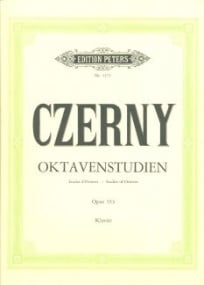 Czerny: 6 Octave Studies Opus 553 for Piano published by Peters
