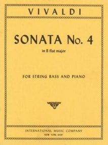 Vivaldi: Sonata No.4 in Bb major for Double Bass published by IMC