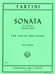 Tartini: Sonata in G Minor (Devil's Trill) for Violin published by IMC
