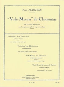 Jeanjean: Vademecum Du Clarinettiste published by Leduc