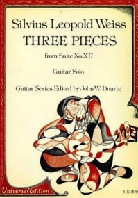 Weiss: Three Pieces from Suite No 12 for Guitar published by Universal