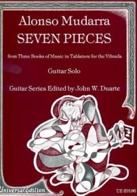 Mudarra: Seven PIeces for Guitar published by Universal