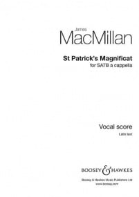 MacMillan: St Patrick's Magnificat SATB published by Boosey & Hawkes - Vocal Score
