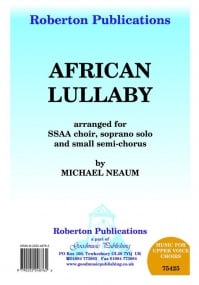 Neaum: African Lullaby (Allunde) SSAA published by Roberton