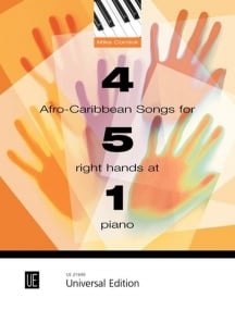 Cornick: 4 Afro-Caribbean Songs for 5 Right Hands at 1 Piano published by Universal