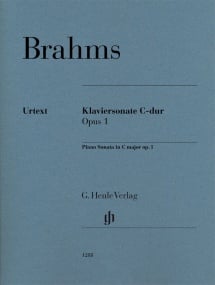 Brahms: Piano Sonata C Major Opus 1 published by Henle