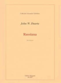 Duarte: Russiana for guitar published by Edition Margaux
