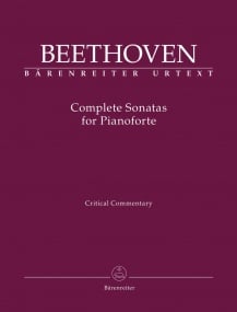 Beethoven: Complete Piano Sonatas Volumes 1 - 3 published by Barenreiter (Critical Commentary)