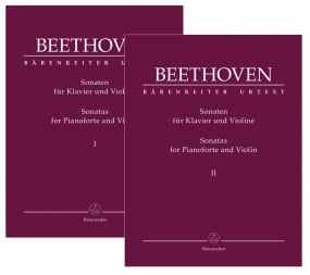 Beethoven: Sonatas Volumes 1 & 2 for Violin published by Barenreiter