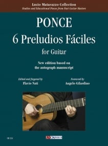 Ponce: 6 Easy Preludes for Guitar published by Schott