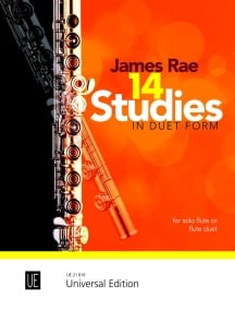 Rae: 14 Studies in Duet Form for Flutes published by Universal Edition