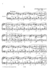 Dvorak: Waltzes Opus 54 for Piano published by Barenreiter