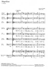 Vivaldi: Magnificat published by Carus Verlag - Full Score