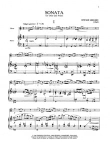 Gregson: Sonata for Oboe published by Emerson