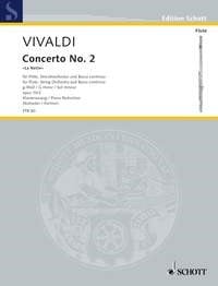 Vivaldi: Concerto No 2 in G Minor Opus 10/2 La Notte for Flute published by Schott
