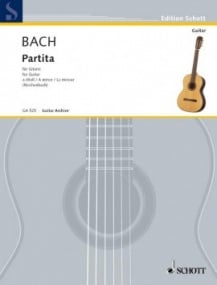 Bach: Partita in A Minor BWV 1013 for Guitar published by Schott