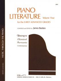 Bastien Piano Literature Volume 4 published by KJOS