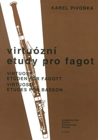 Pivonka: Virtuoso	Studies for Bassoon published by Barenreiter Praha