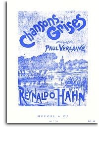 Hahn: Chansons Grises published by Heugel