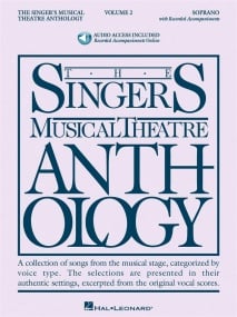 Singers Musical Theatre Anthology 2 Soprano published by Hal Leonard (Book/Online Audio)