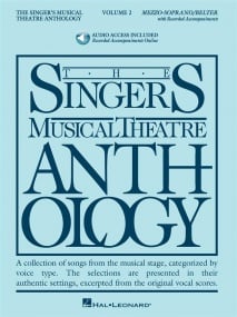 Singers Musical Theatre Anthology 2 Mezzo Soprano published by Hal Leonard (Book/Online Audio)