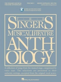 Singers Musical Theatre Anthology 3 Mezzo-soprano published by Hal Leonard (Book/OnlineAudio)