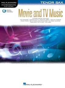 Movie and TV Music - Tenor Sax published by Hal Leonard (Book/Online Audio)