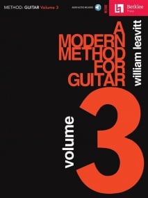 A Modern Method For Guitar: Volume 3 published by Hal Leonard (Book/Online Audio)