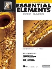 Essential Elements for Band  Book 1 with EEi for Tenor Saxophone published by Hal Leonard