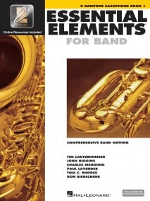 Essential Elements for Band  Book 1 with EEi for Baritone Saxophone published by Hal Leonard