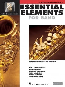 Essential Elements for Band - Book 2 with EEi for Alto Saxophone published by Hal Leonard