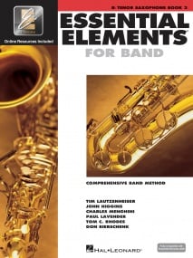 Essential Elements for Band - Book 2 with EEi for Tenor Saxophone published by Hal Leonard