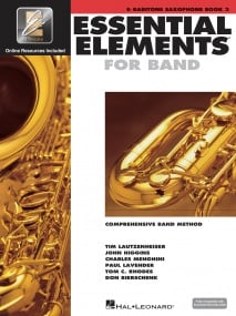 Essential Elements for Band - Book 2 with EEi for Baritone Saxophone published by Hal Leonard