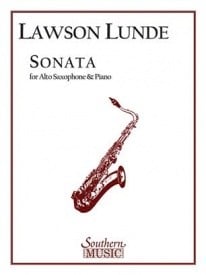 Lunde: Sonata 1959 for Alto Saxophone published by Southern