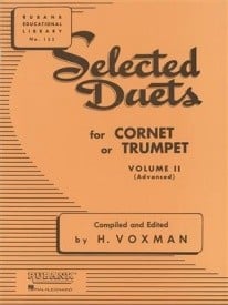 Selected Duets Volume 2 for Trumpet or Cornet published by Rubank