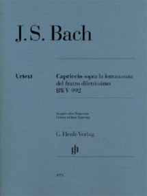 Bach: Capriccio sopra la lontananza for Piano published by Henle (Without Fingering)