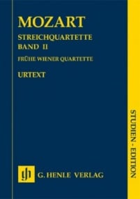 Mozart: String Quartets Volume 2 (Study Score) published by Henle