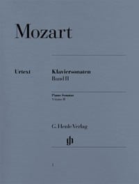 Mozart: Piano Sonatas Volume 2 published by Henle