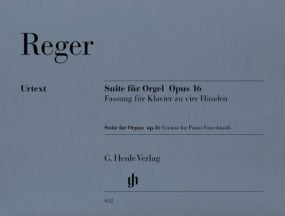 Reger: Suite in E minor for Organ arr. for Piano Duet published by Henle