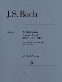 Bach: 6 Solo Suites for Cello published by Henle