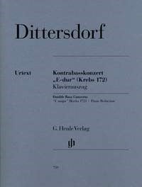 Dittersdorf: Concerto in E for Double Bass published by Henle