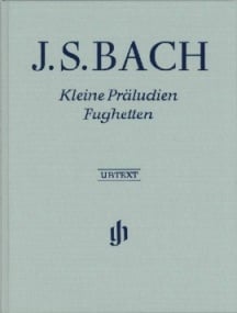 Bach: Little Preludes and Fugues for Piano published by Henle (Cloth Bound)