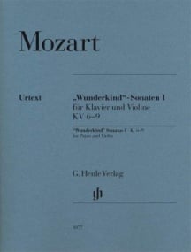 Mozart: ''Wunderkind'' Sonatas Volume 1 for Piano and Violin published by Henle