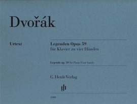Dvorak: Legends Opus 59 for Piano Duet published by Henle