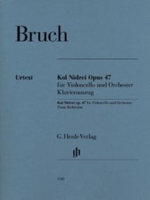 Bruch: Kol Nidrei for Cello published by Henle